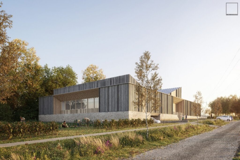 insertion du projet de cuisine centrale à Vertou