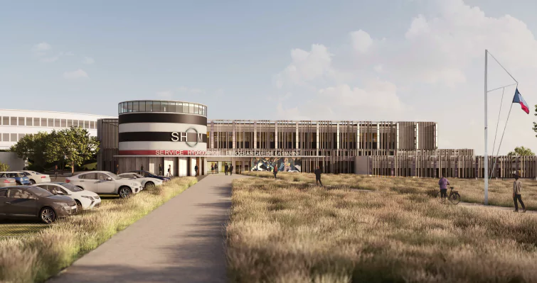 Réhabilitation du bâtiment A déconstruction du bâtiment B sur le site du SHOM 7 Image PDG